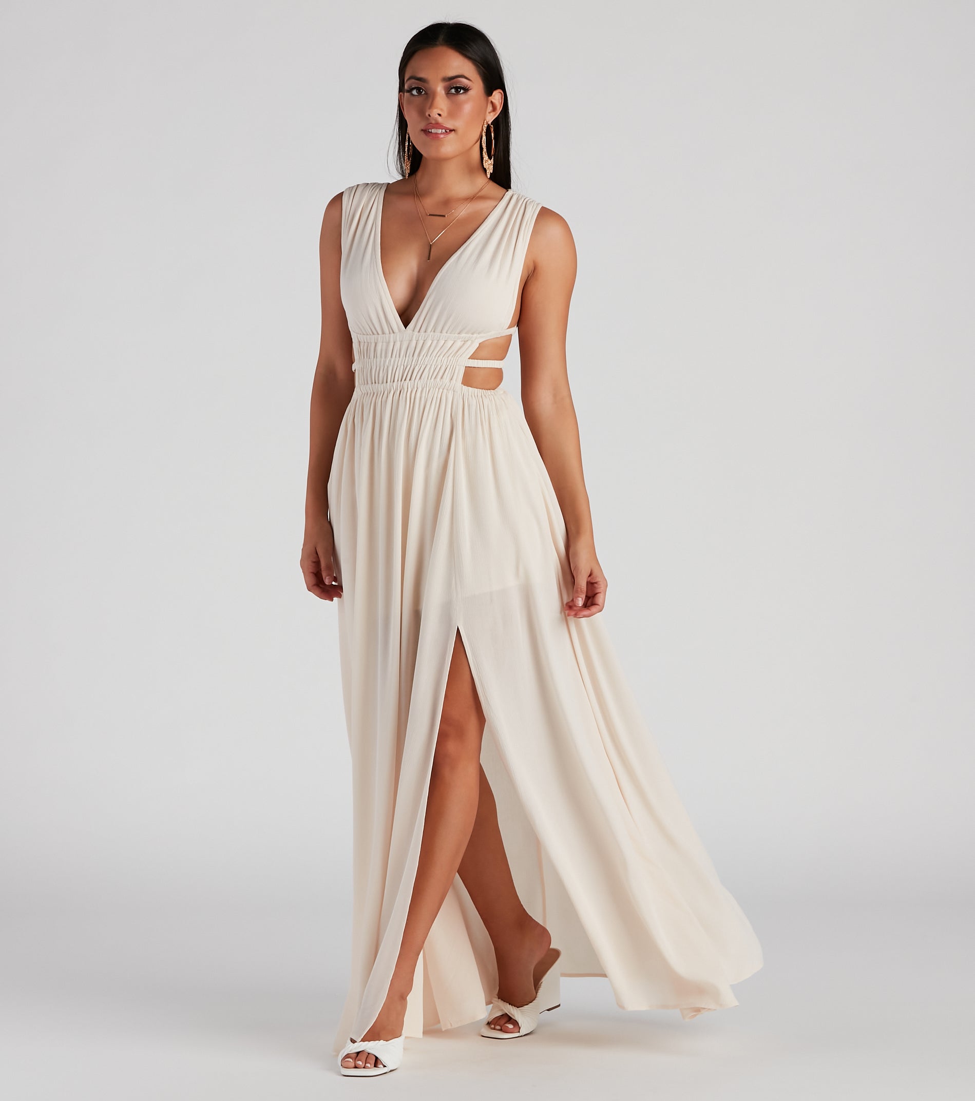 Desert Vacay Sleeveless Maxi Dress