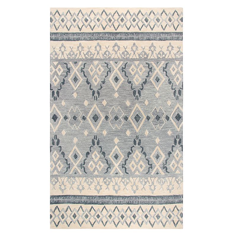 Rizzy Home Opulent Transitional Tribal Geometric Rug