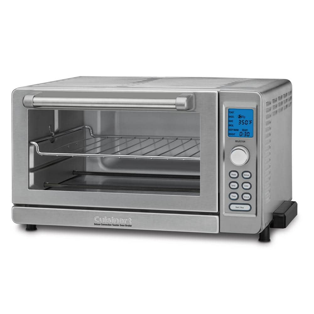 Cuisinart Deluxe 1800 W 6-Slice Stainless Steel Toaster Oven with LCD Display TOB-135N