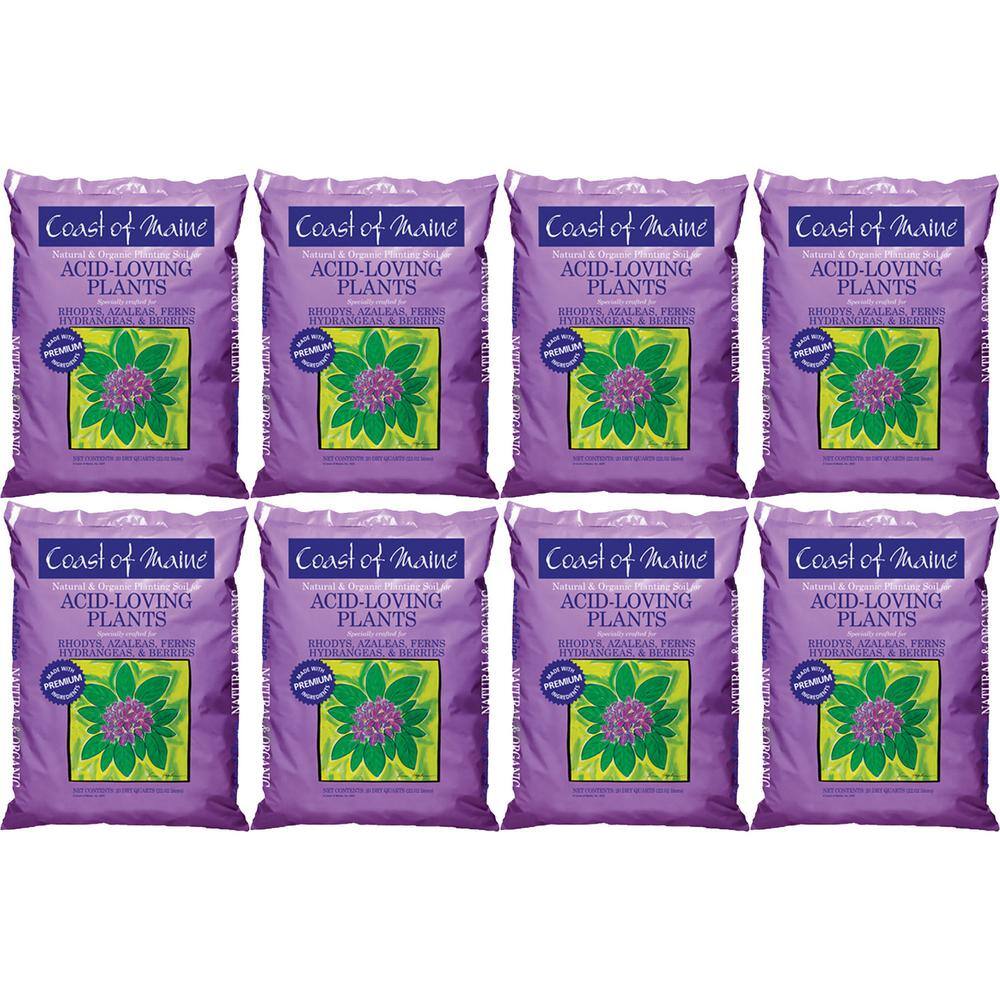 Coast of Maine 20 Qt. Bag Organic Potting Soil for Acid Loving Plants (8-Pack) 8 x 1cbRFS20QT