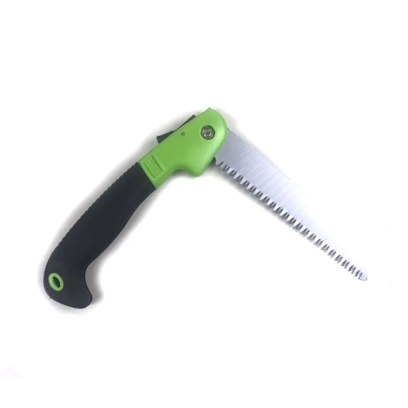 Folding Hand Saw  Purpose 65MN PP+TPR Folding Tree Pruning Garden Outdoor Lumberjack Hand Saw Waist Saw Double Hook Saw Tool