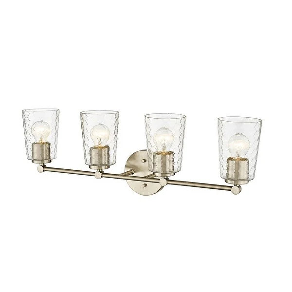 Millennium Lighting Ashli 2 Light Vanity Light with Clear Honeycomb Glass Shades