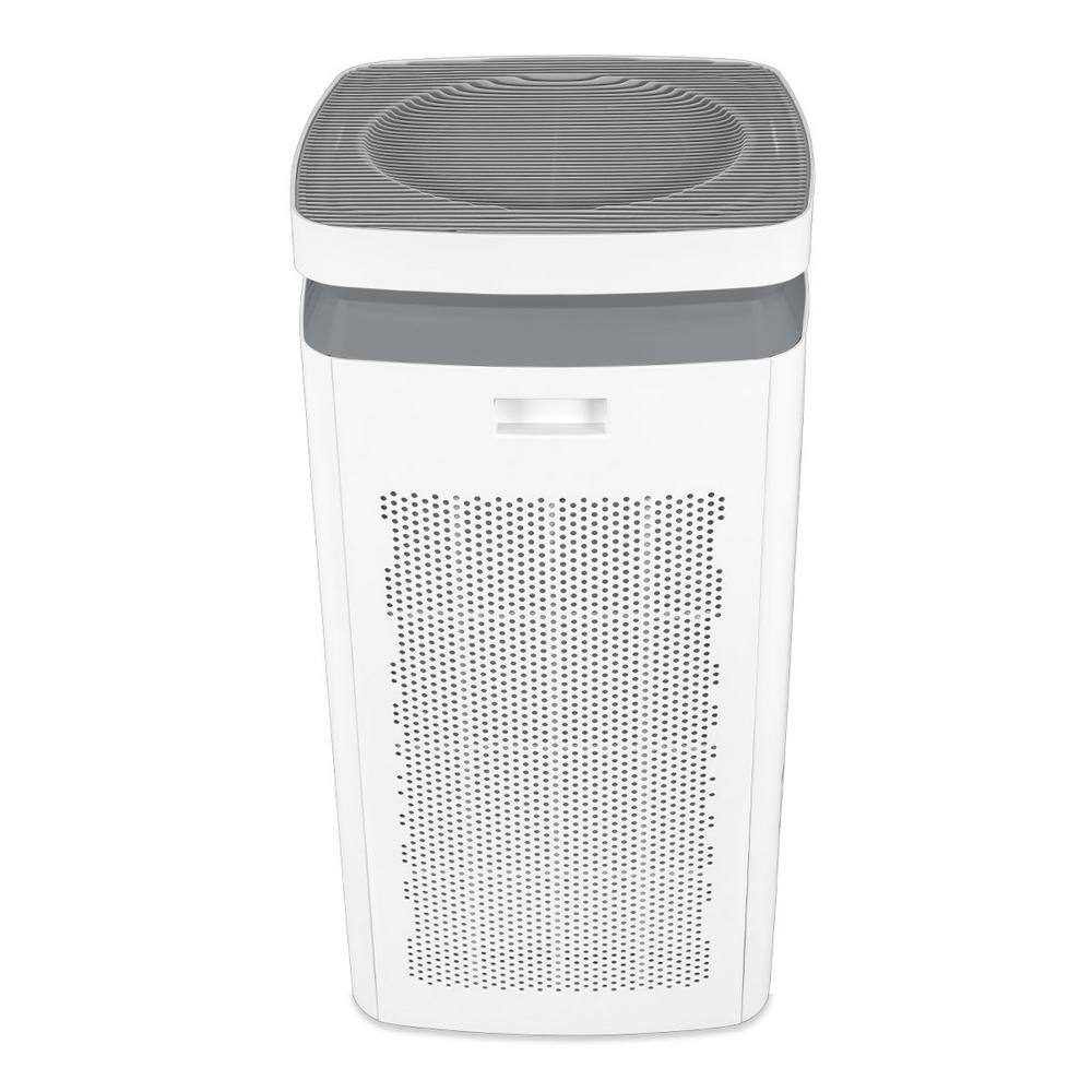 QuFresh 3-Stage Filtration HEPA Tower Air Purifier in White QFAP-950