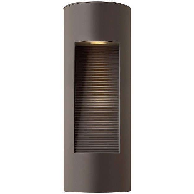 High Bronze Socketed Outdoor Wall Light