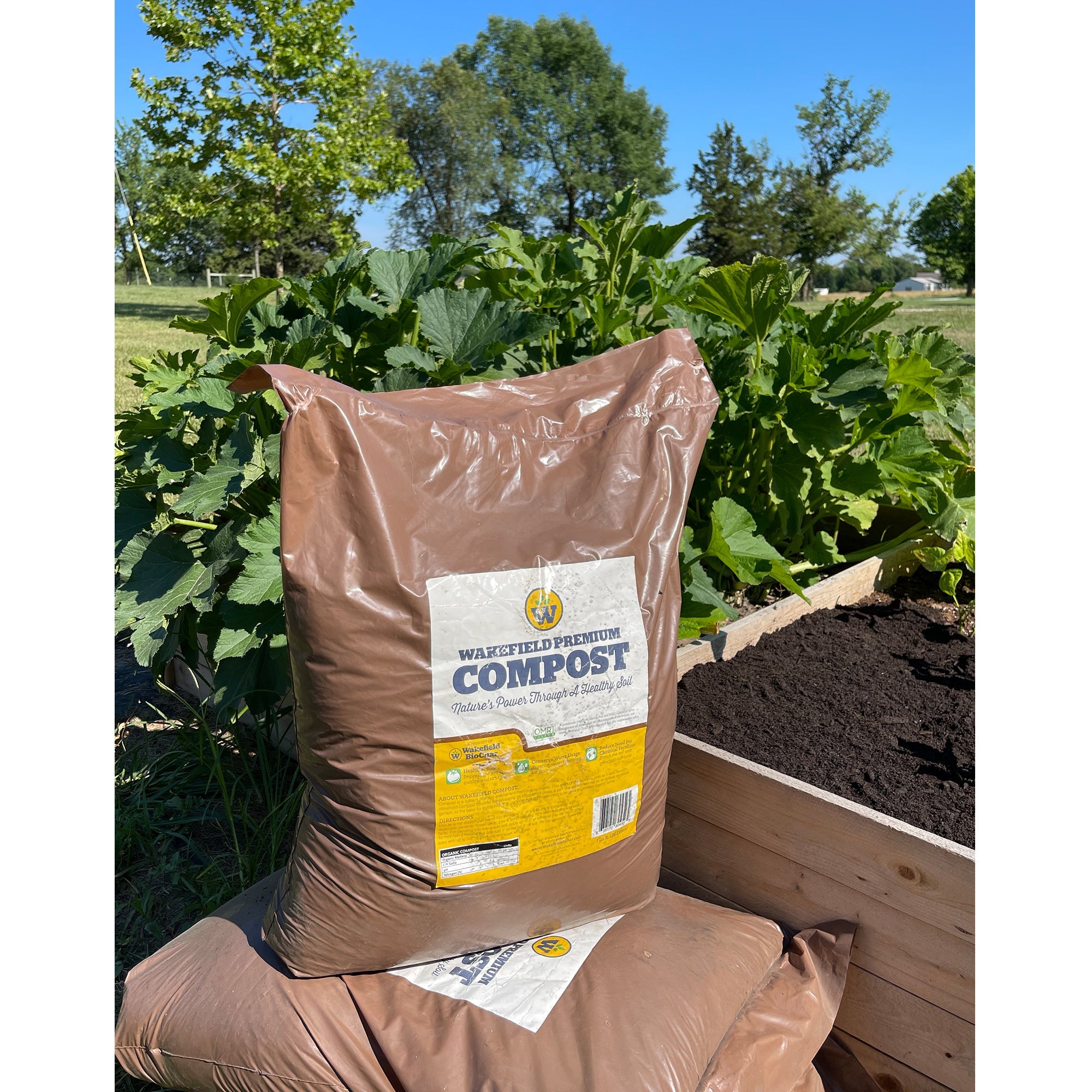 Wakefield BioChar Garden Premium Compost for Healthier Soil 1 Cubic Feet Bag