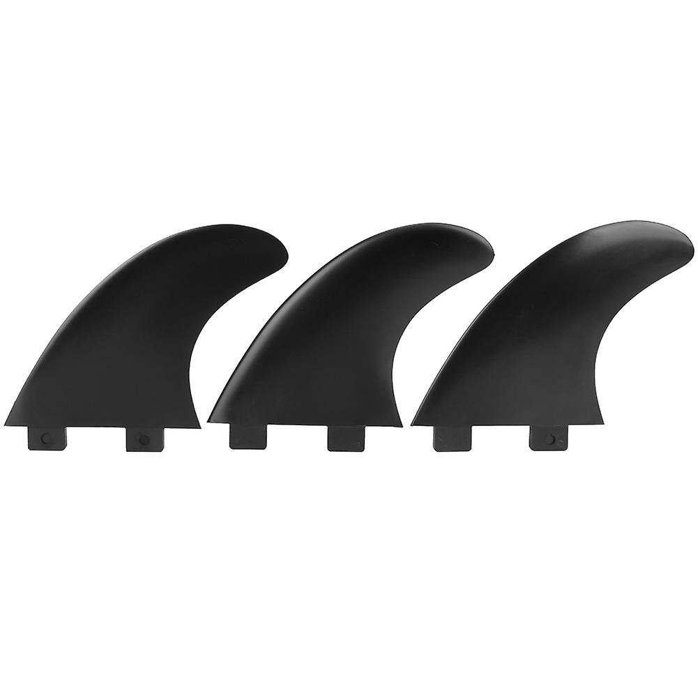 3pcs Fcs Surfboard Tail Water Fin Set Left Middle Right Surf Accessories Nylon Plastic Glass Fibersurfboard Tail Fin