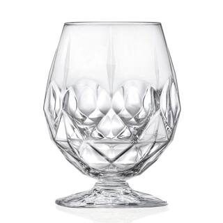 Lorren Home Trends Sniffer 16 oz. Crystal Whiskey-Glencairn Drink ware Glass Set of 6 269750