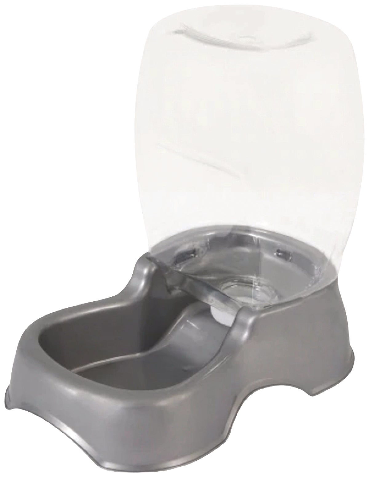 Petmate Pet Cafe Automatic Pet Waterer 1 4 Gal. Pearl Silver Gray