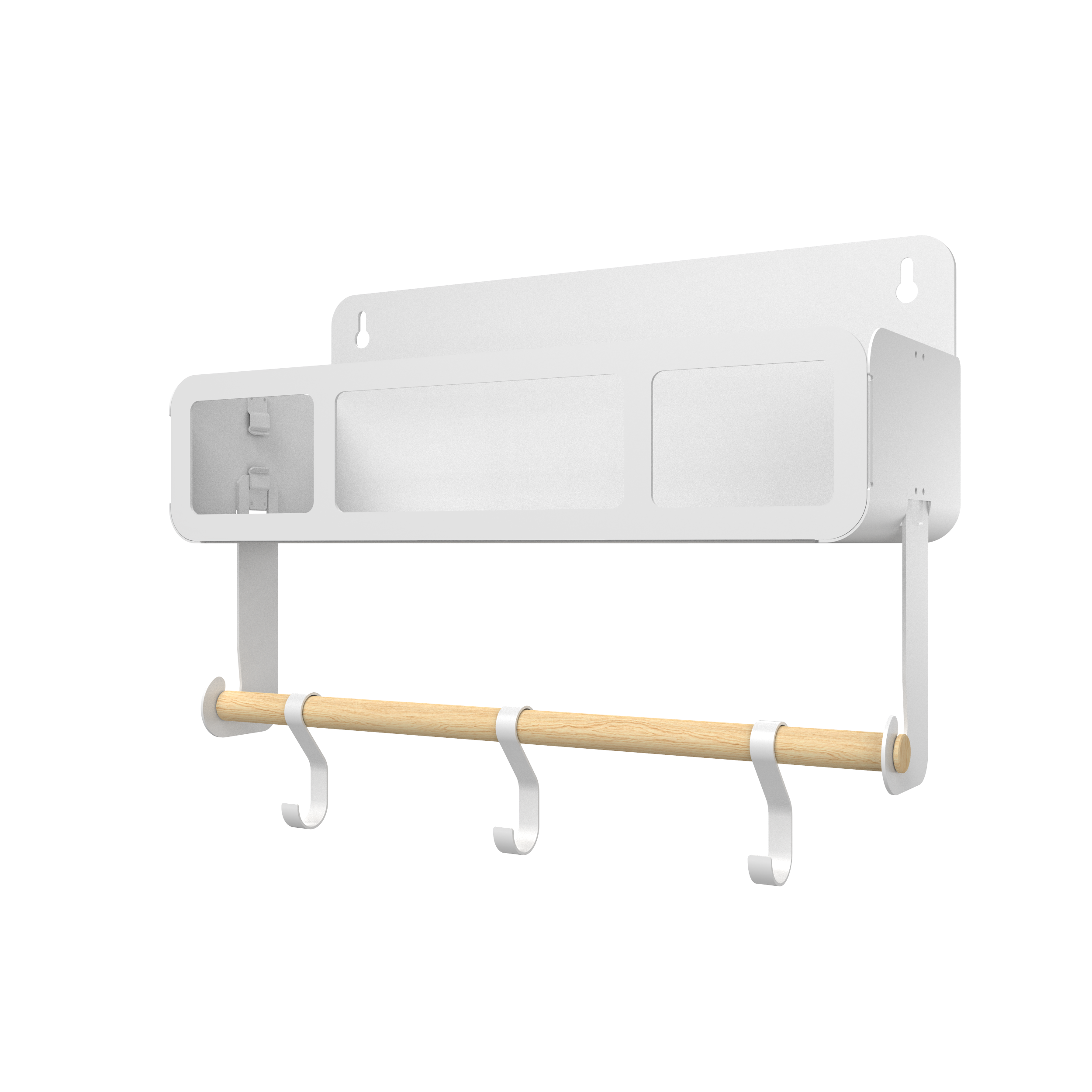 Hanging Rack System-Shelf W/Brackets