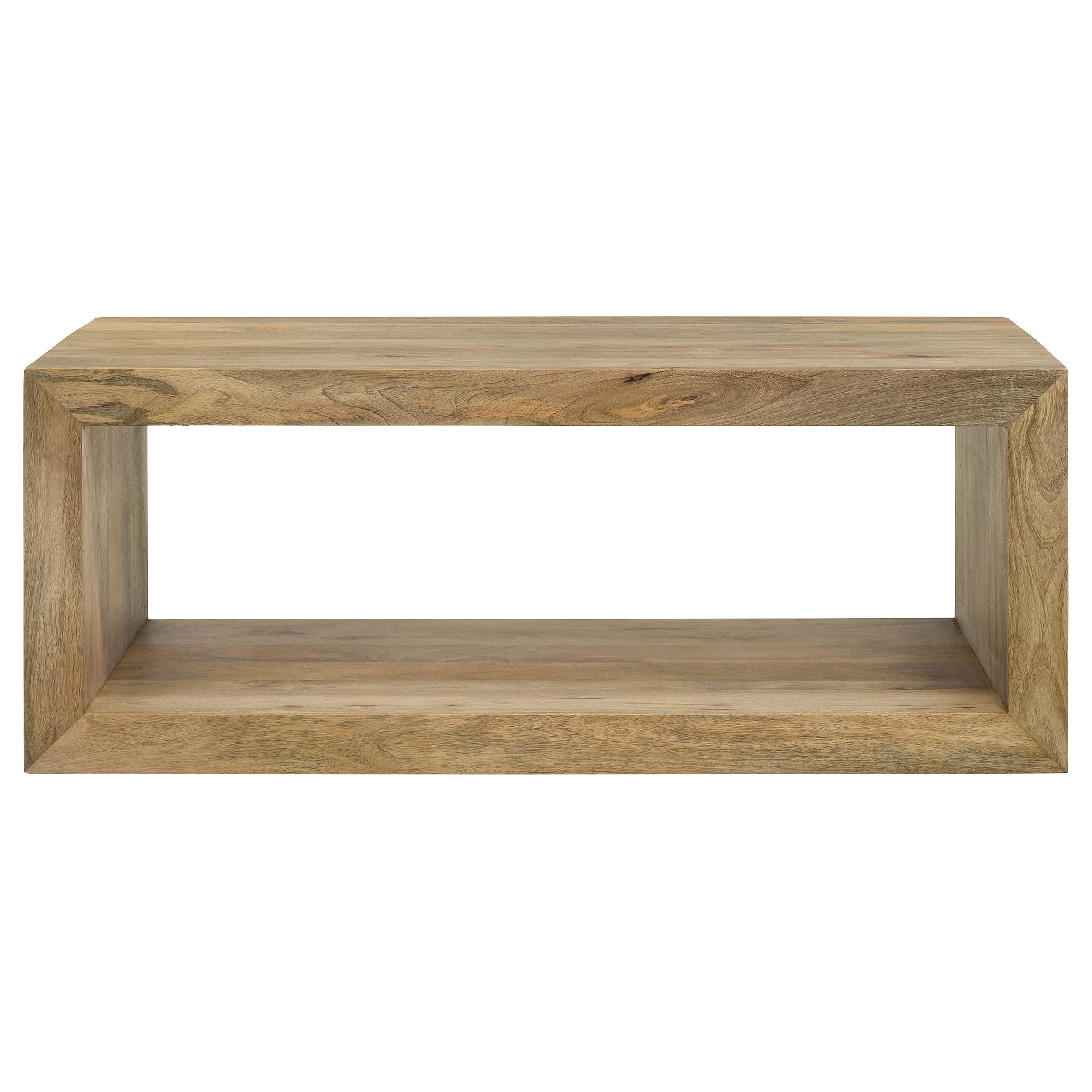 Benton Rectangular Solid Wood Coffee Table Natural-704838