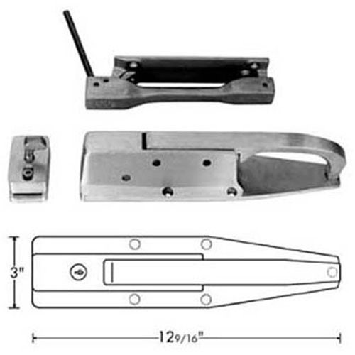 AllPoints 122-1129 - Safety Latch And Strike With Inside Release