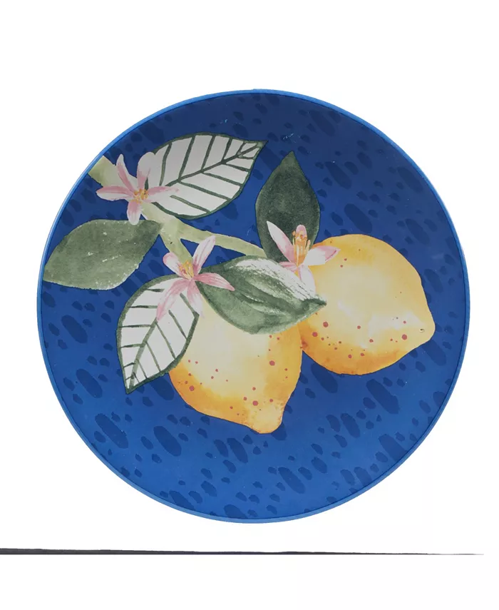 Certified International Lemonade Set of 4 Salad Plate 9