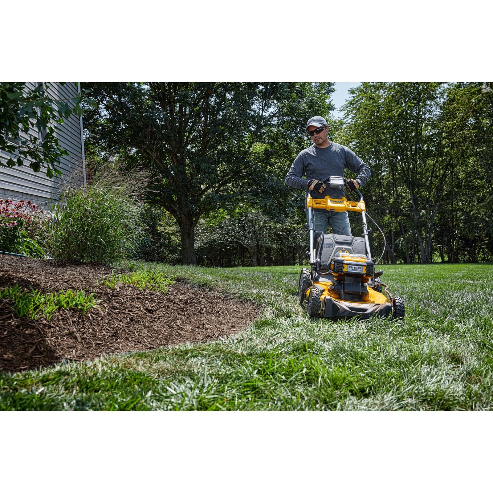 Dewalt DCMWSP255Y2 Dewalt 20 V MAX Brushless Cordless 21 1/2 in. Rear Wheel Drive Self-Propelled Mowers