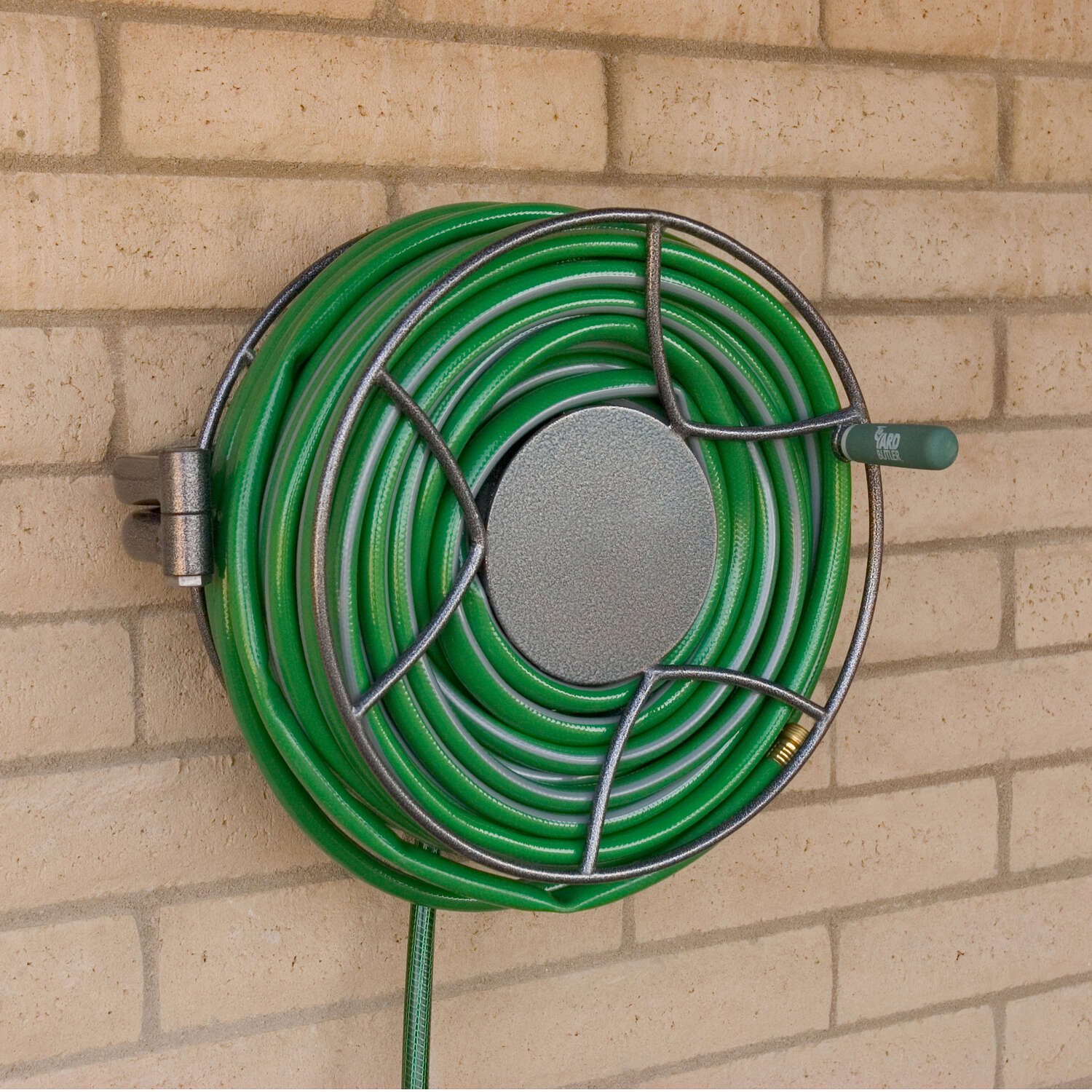 Yard Butler 100 ft. Gray Wall Mounted Hose Reel