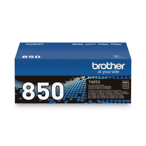 Brother TN850 High-Yield Toner， 8，000 Page-Yield， Black