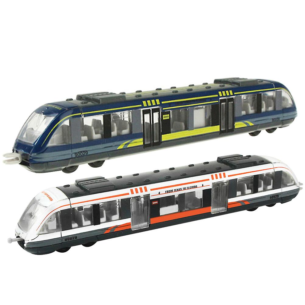 2pcs Early Educational Train Toys Toddler Electric Train Toys Kids Birthday Gift Kids Accessory