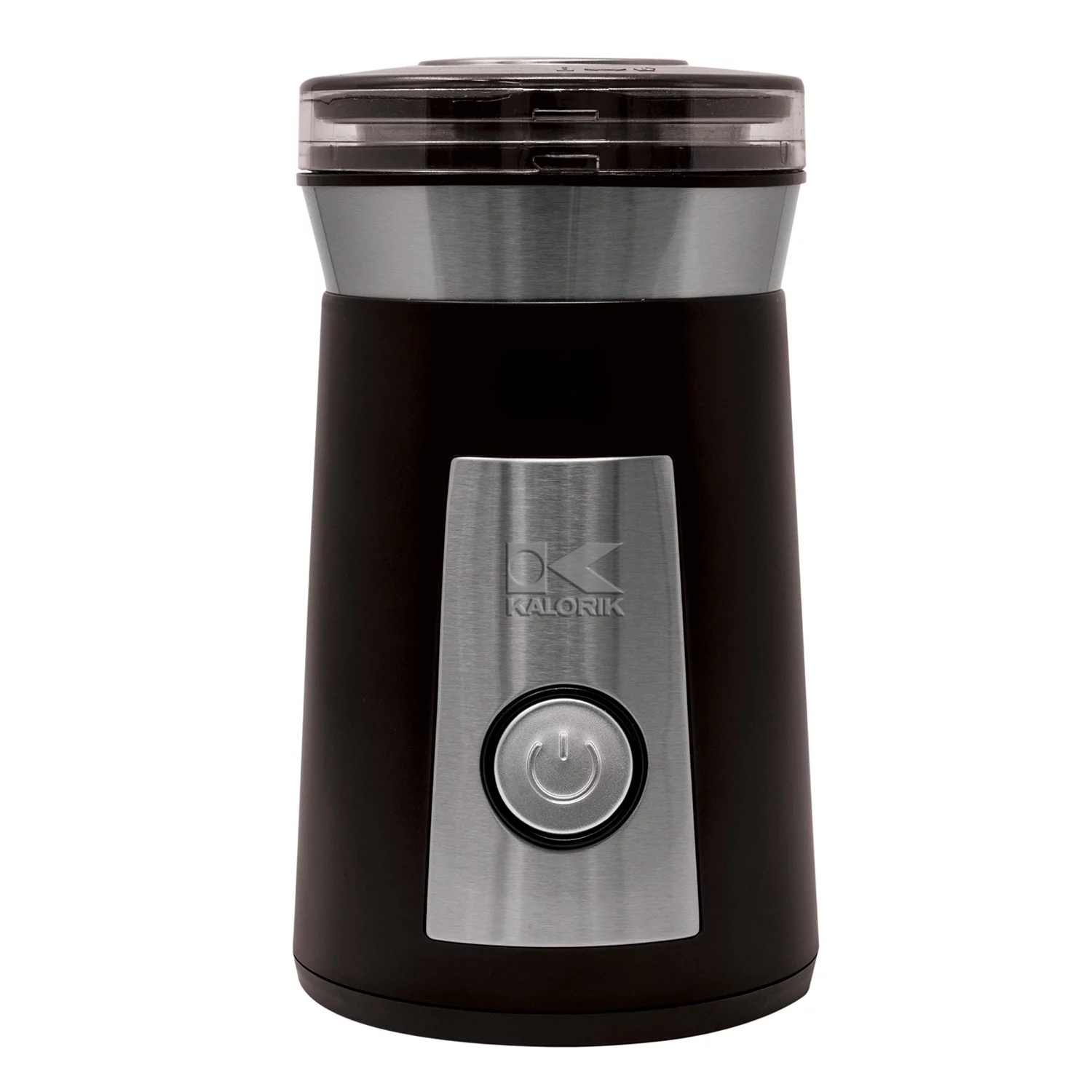 Kalorik Modern Multifunctional Coffee and Spice Grinder， Black and Stainless Steel