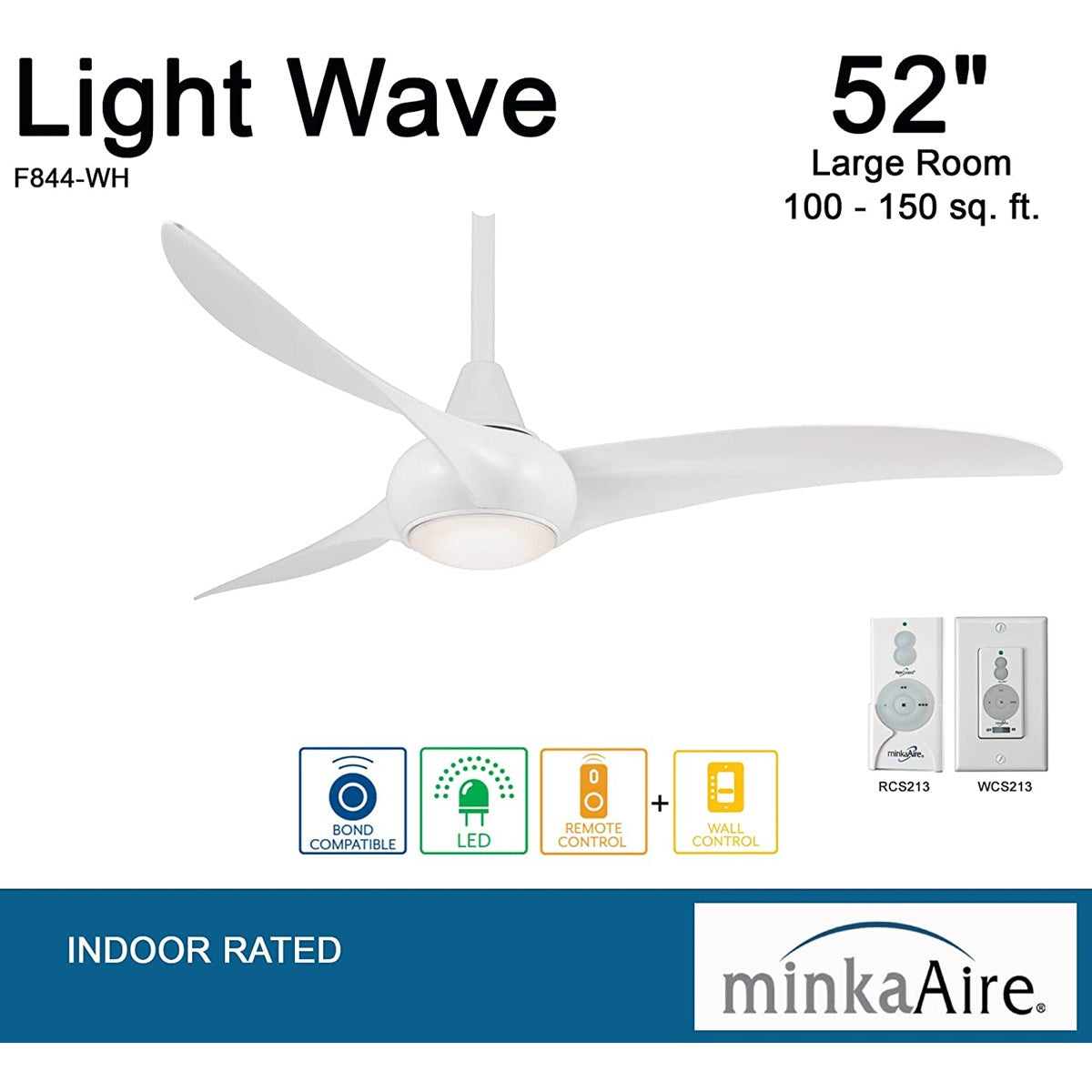 Minka-Aire Light Wave 52