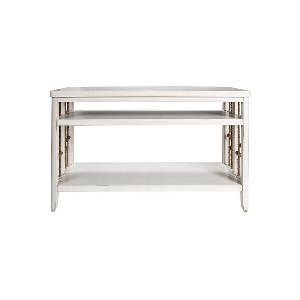 Dockside White Sofa Table