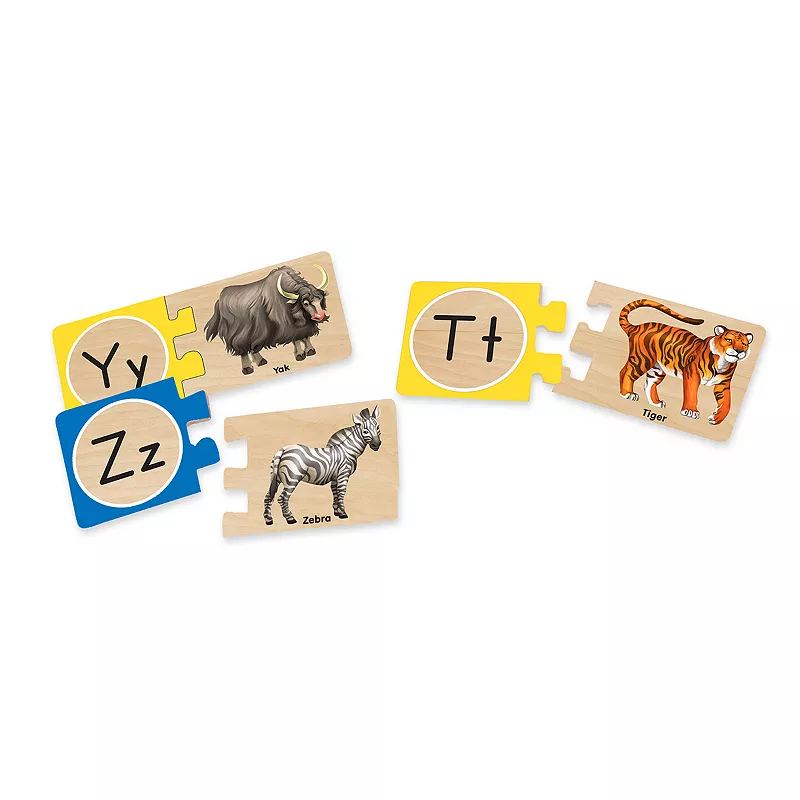 Melissa and Doug Self-Correcting Alphabet Letter Wood Puzzles