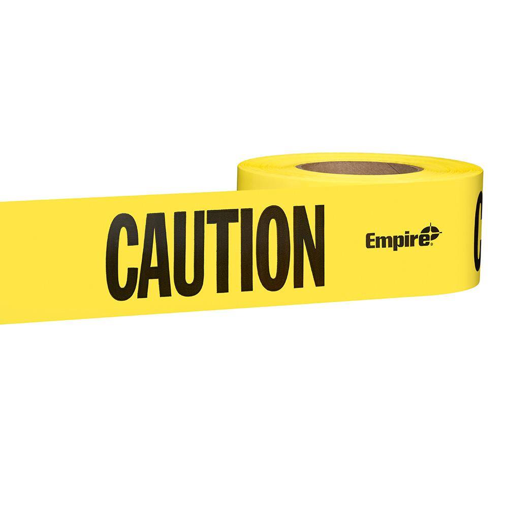 Empire 3 in. x 1000 ft. Caution Tape (3-Pack) 71-1003