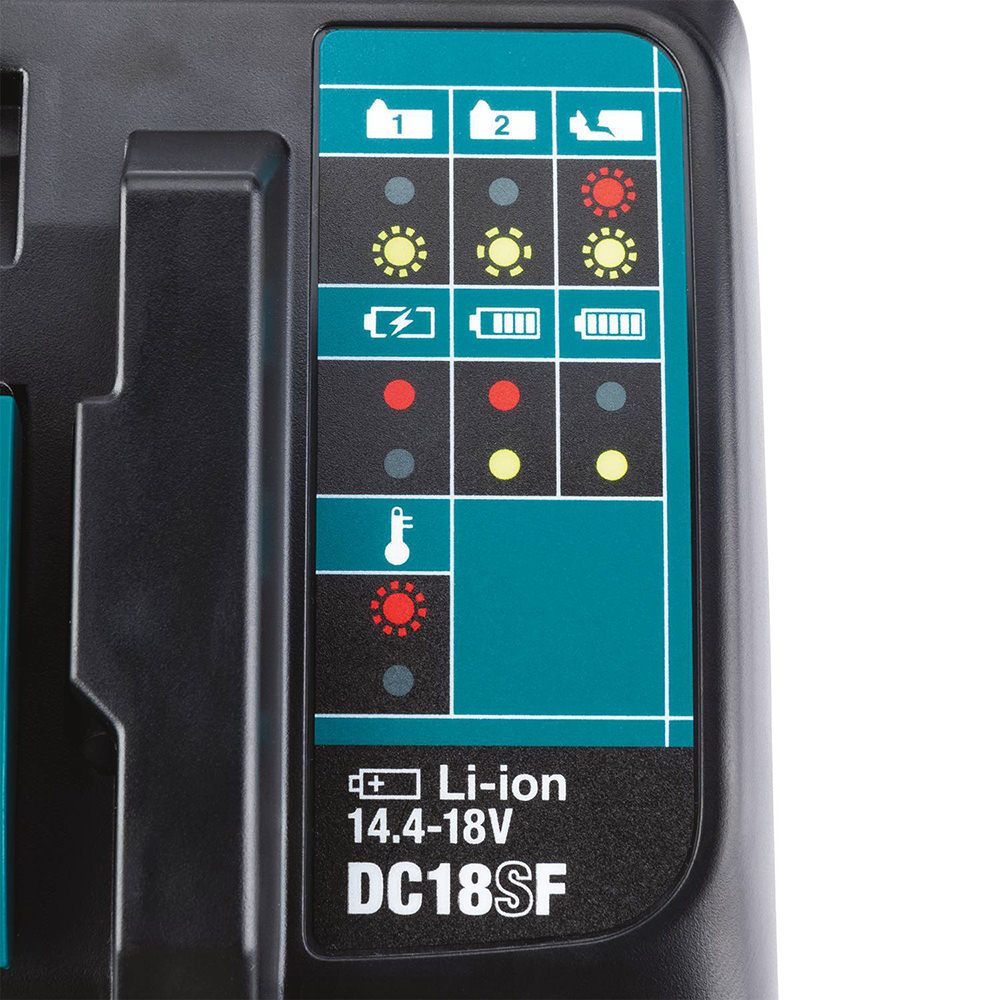 Makita DC18SF 18V LXT Lithium‑Ion 4‑Port Charger