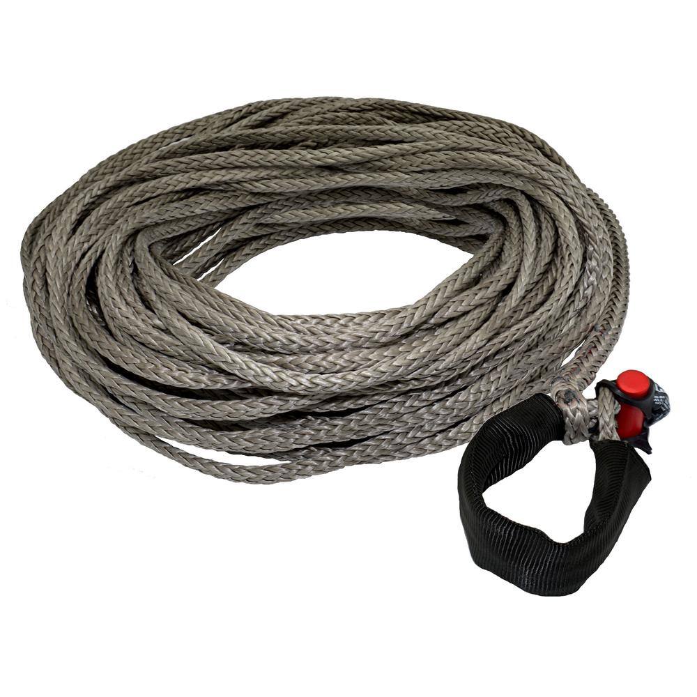 LockJaw 516 in. x 125 ft. Synthetic Winch Line with Integrated Shackle 20-0313125