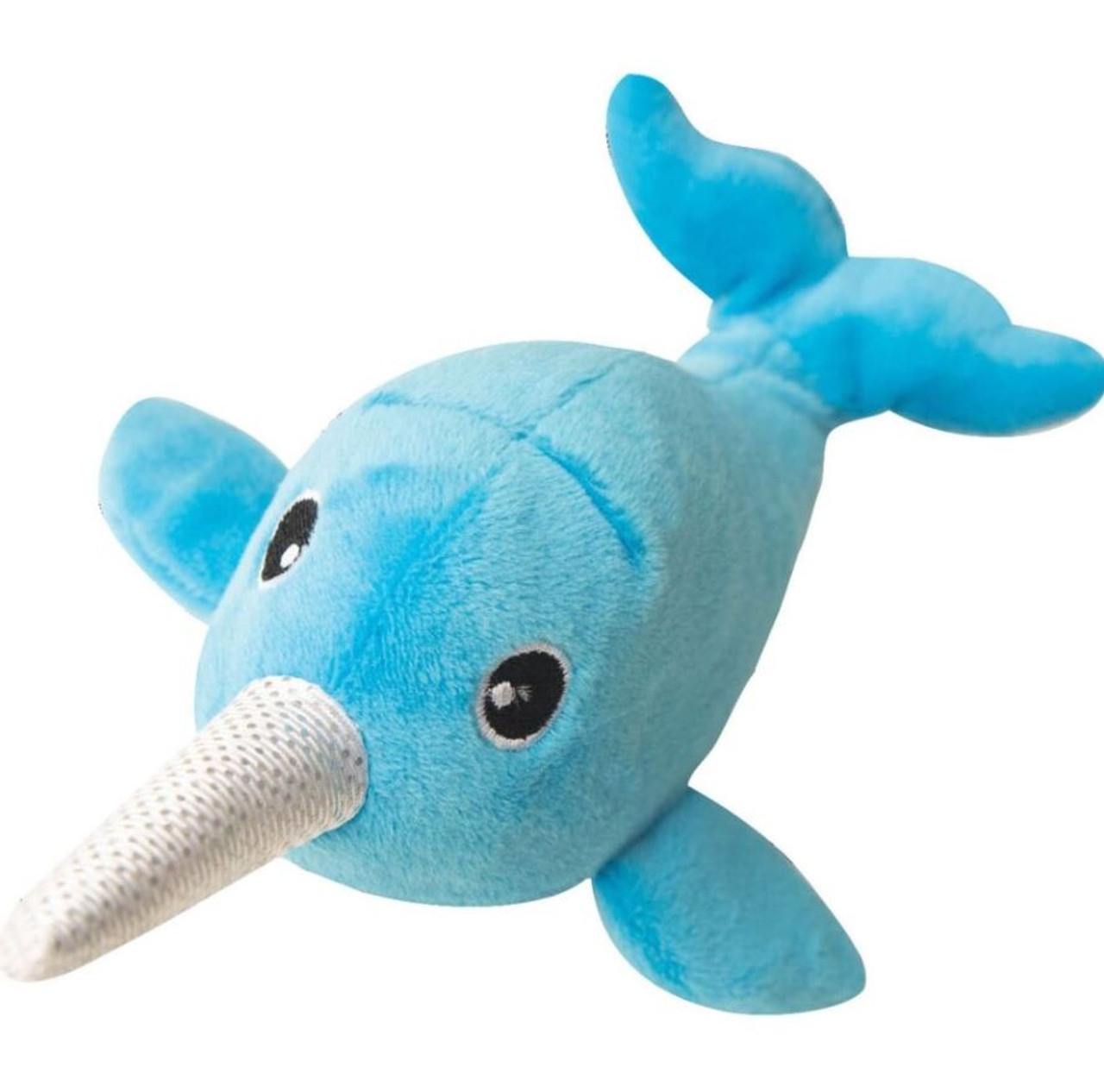 Snugarooz Baby Nikki The Narwhal Dog Toy， 7