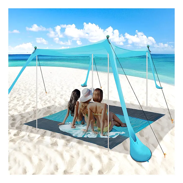 Windproof camping canopy pop up beach tent sun shade shelter / canopy beach / outdoor sun shelter