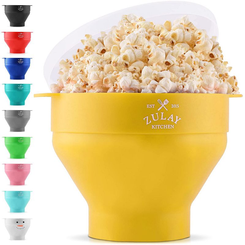 Bpa Free Collapsible Silicone Popcorn Maker With Lid