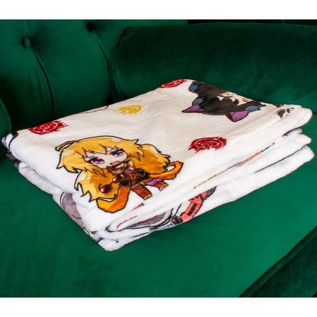 Good Smile Company Rwby Cute Chibis 50 X 60 Inch Fleece Throw Blanket