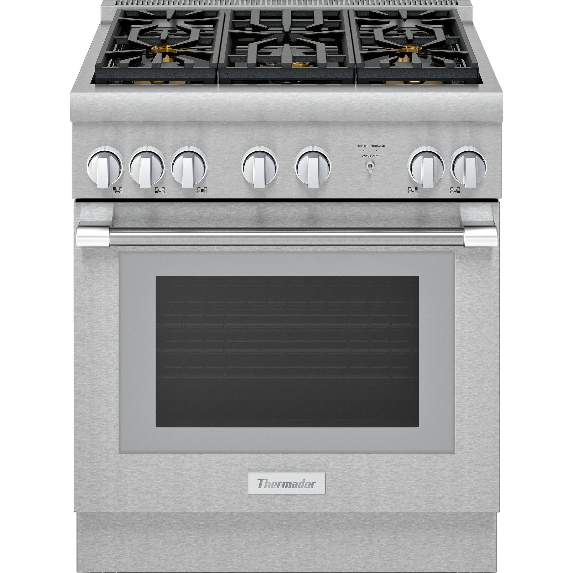 Thermador 30-inch Freestanding Gas Range with ExtraLow® Burners PRG305WH