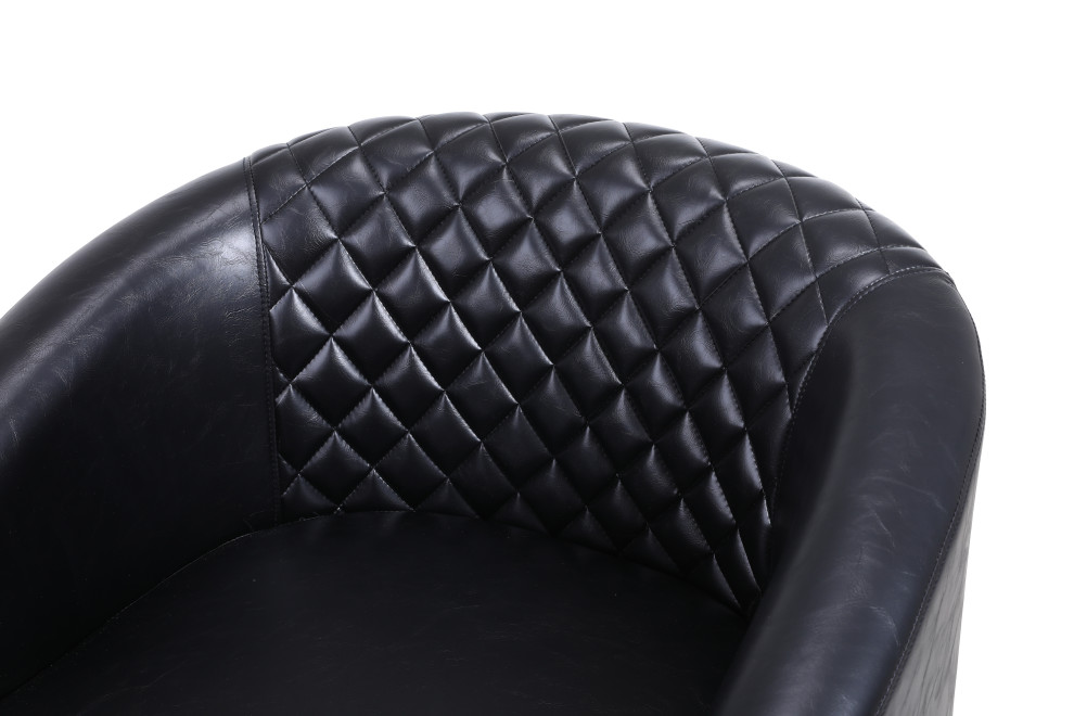 IA7010 Alani Accent Chair  Black   Transitional   Armchairs And Accent Chairs   by IDEAZ International  LLC  Houzz