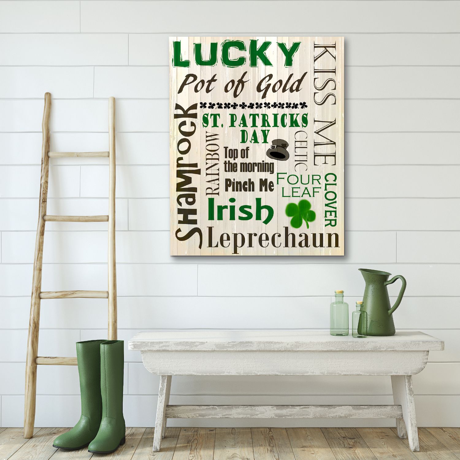 COURTSIDE MARKET Luck Of The Irish Canvas Wall Art