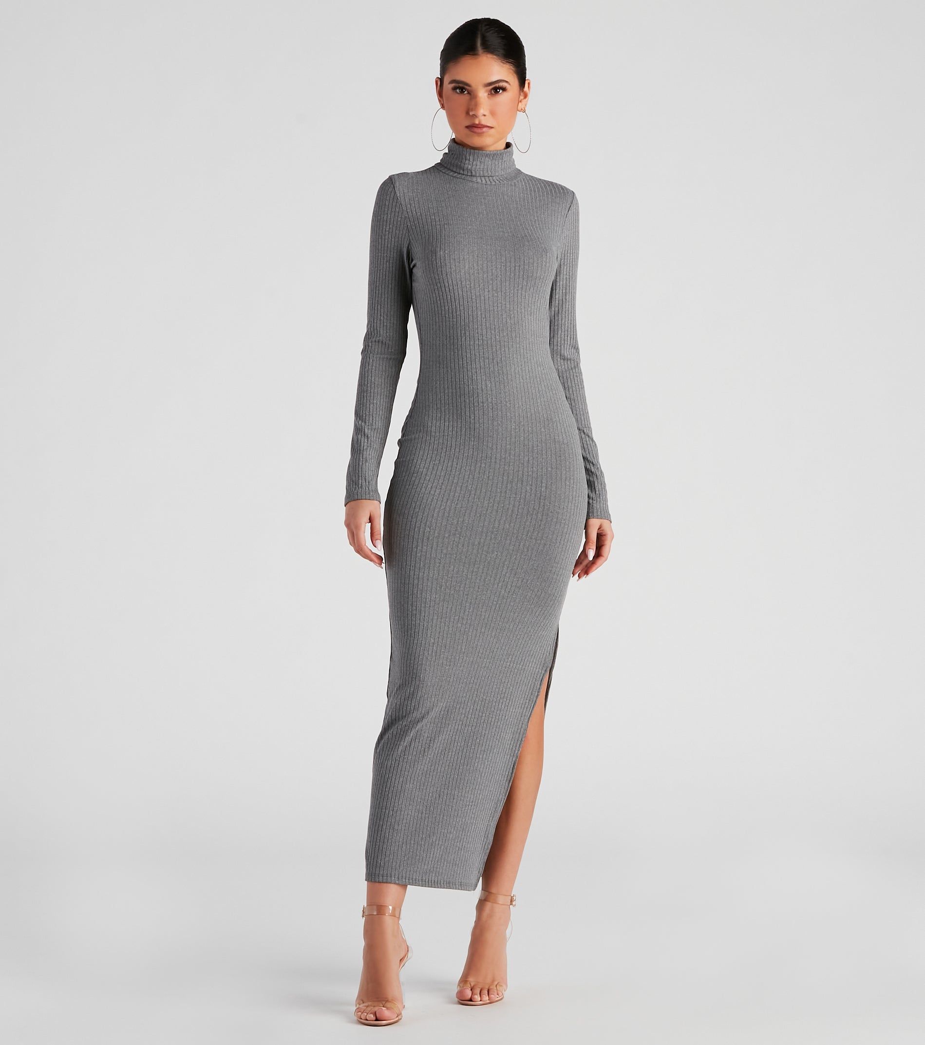 Feeling Good Turtleneck Maxi Dress