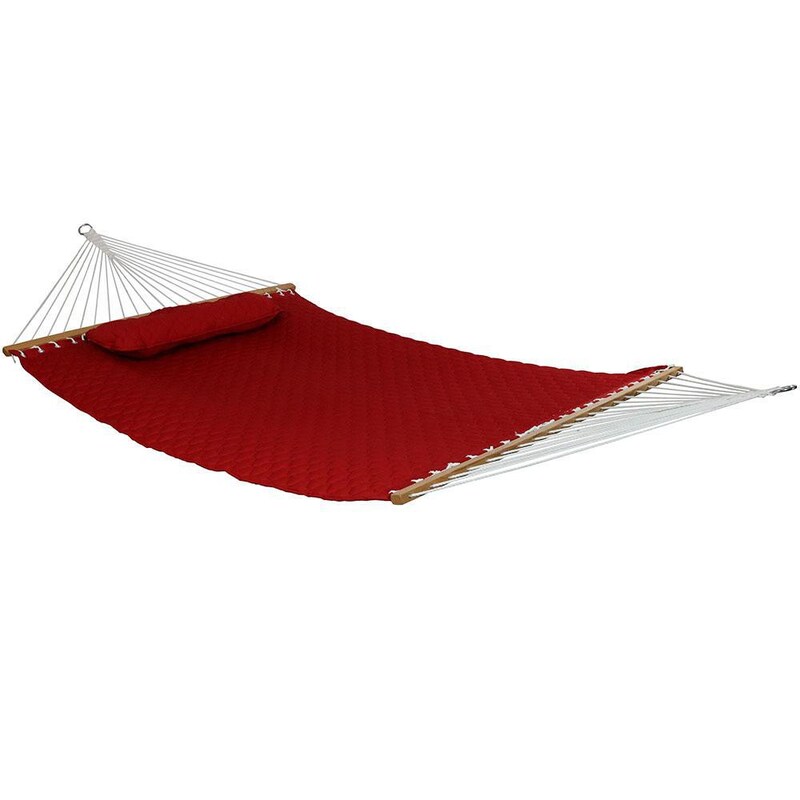 Ultimate Patio Quilted Double Hammock w/ Pillow