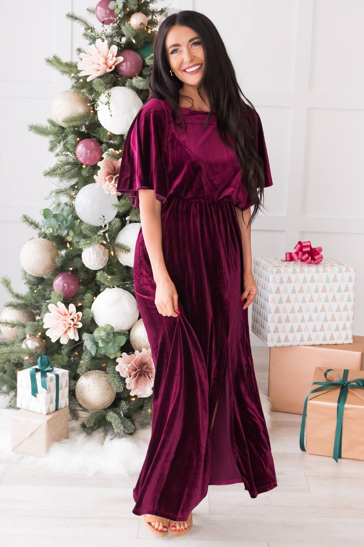 The Joy Evening Out Velvet Gown