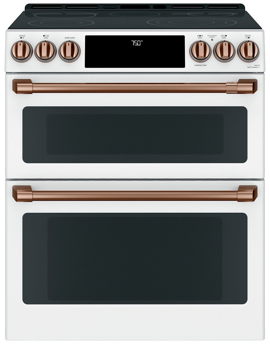 Cafe Brushed Copper Front Control Electric Knobs And Handles