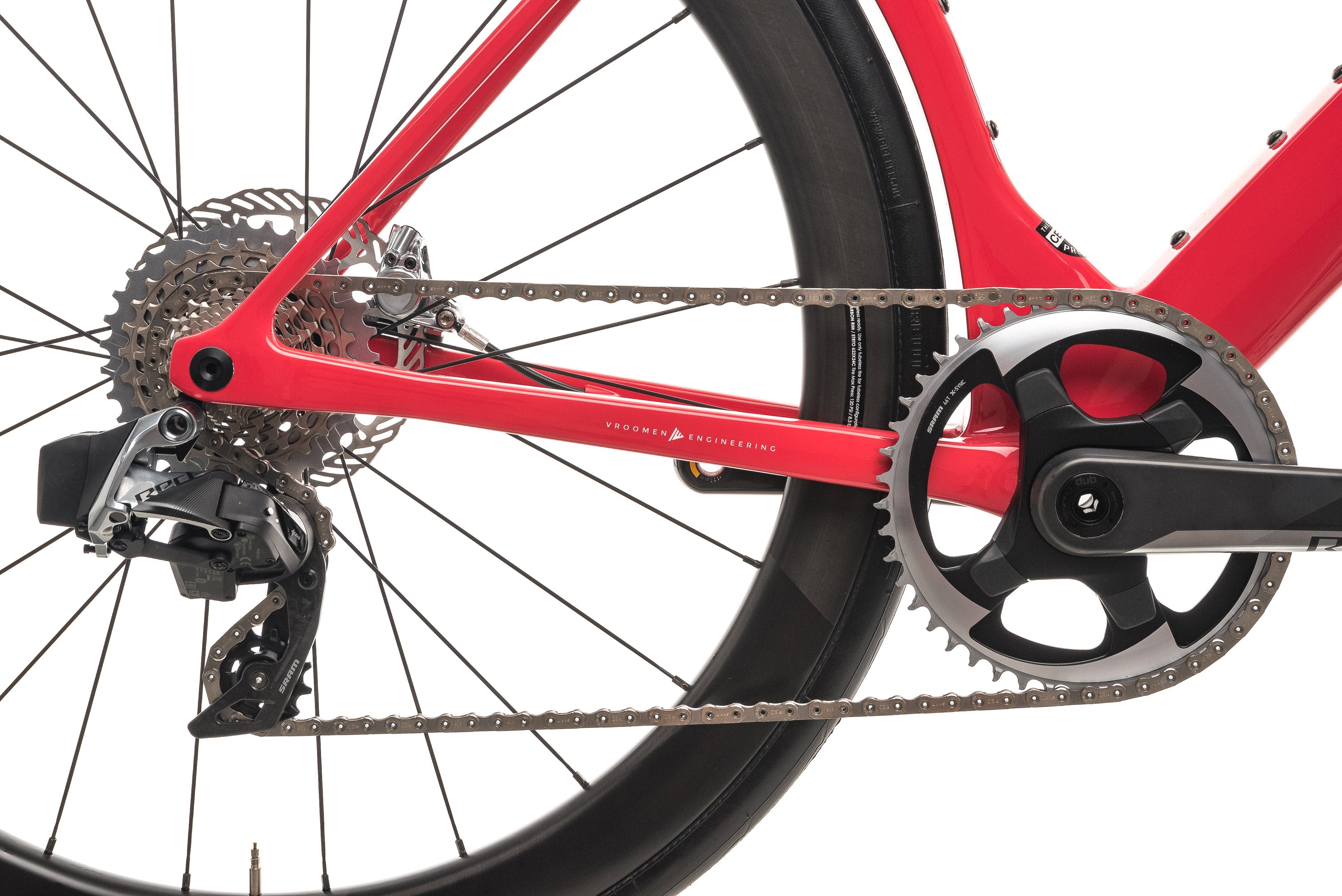 3T Strada Team Red AXS eTap Road Bike - 2020, Large