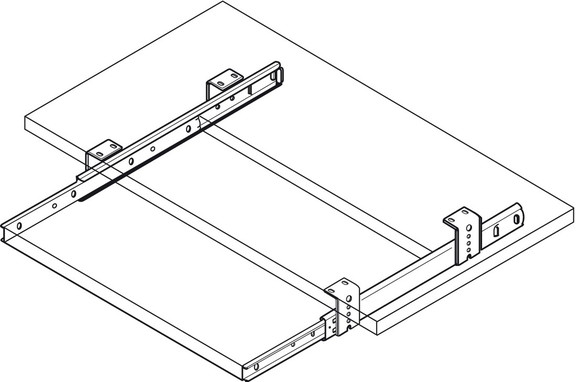 Hafele Accuride 2109 Keyboard/Pencil Drawer Top Mo...