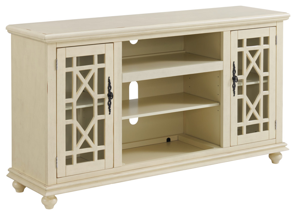 Elegant 2 Door TV Stand   Traditional   Entertainment Centers And Tv Stands   by Martin Svensson Home  Houzz