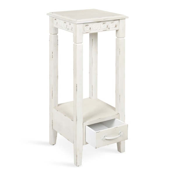 Kate and Laurel Idabelle Wood Square Accent Table - 12x12x30