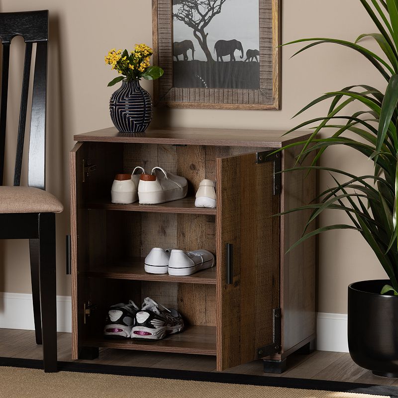 Baxton Studio Cyrille Shoe Storage Cabinet