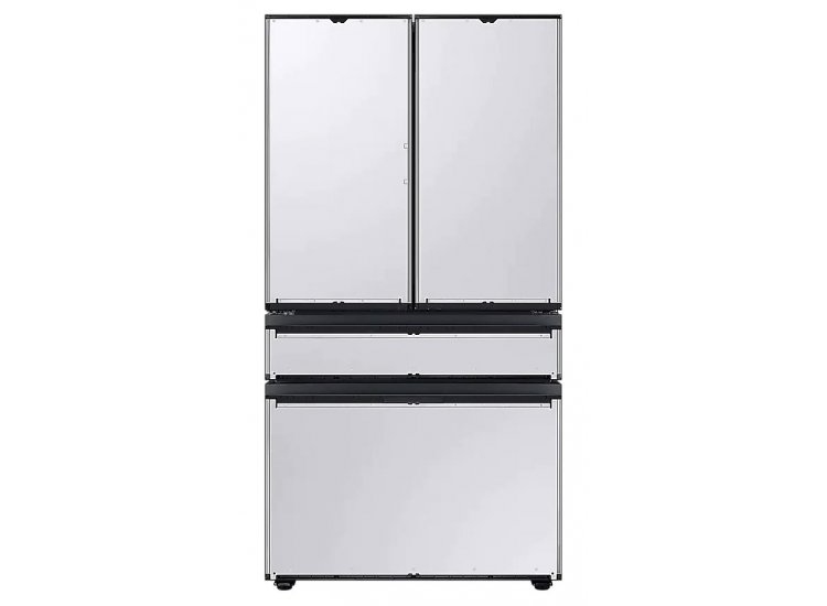  ADA 23 Cu. Ft. Custom Panel BESPOKE Counter Depth 4-Door French Door Refrigerator With Beverage Center