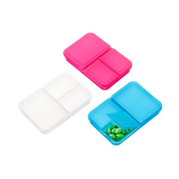 3Section Rectangle Pill Box