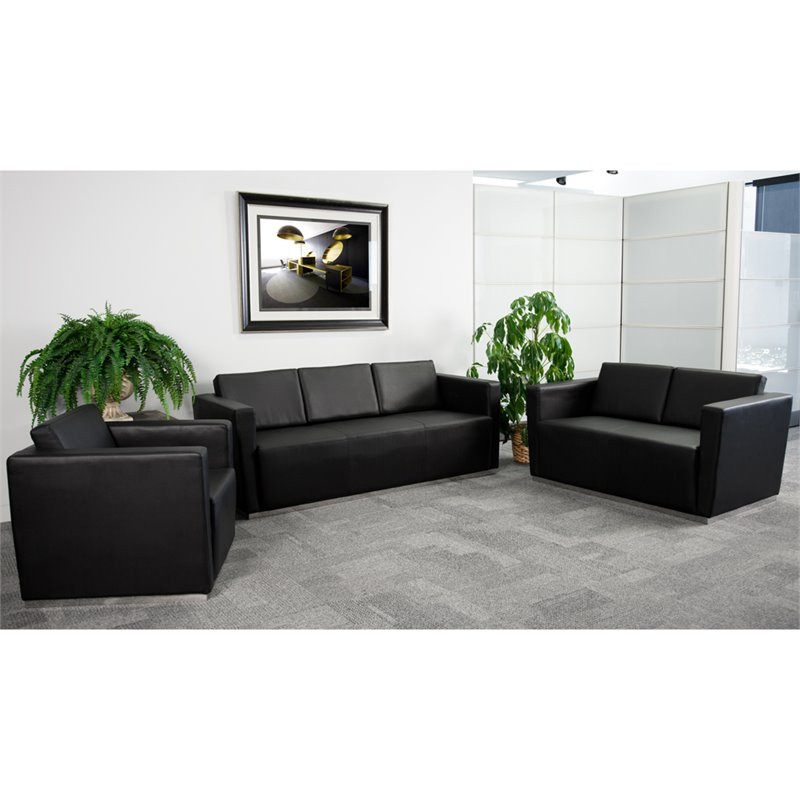 Flash Furniture Hercules Trinity Series Reception Set   Contemporary   Living Room Furniture Sets   by GwG Outlet  Houzz