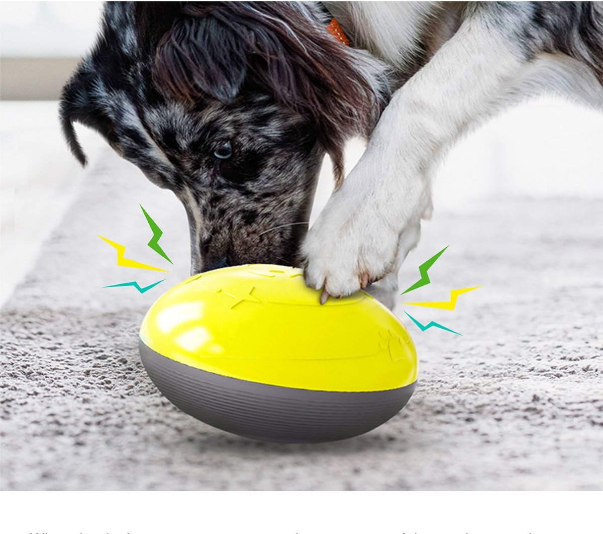 HANAMYA Interactive Food/Treats Dispensing Squeaky and Puzzle Dog Toy