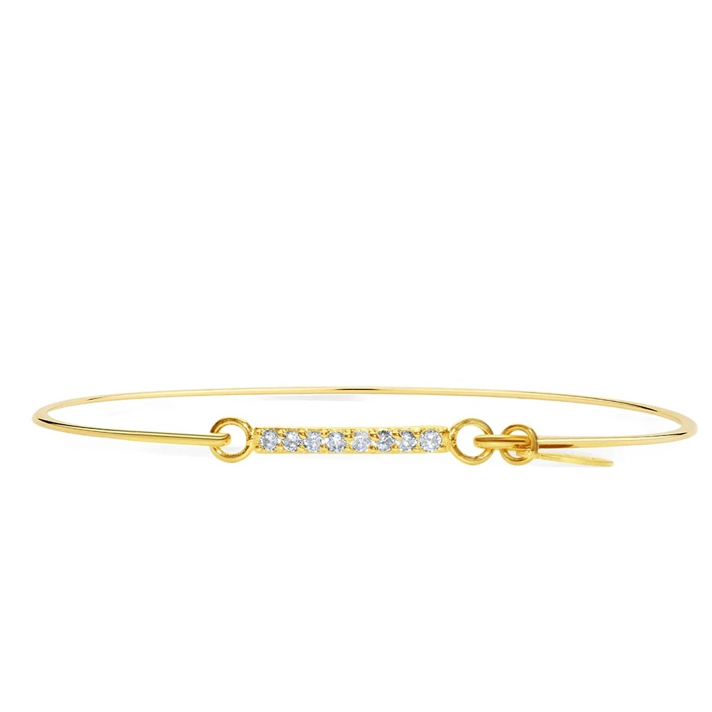 Stia  Pavé Icon Bracelet Double Bar