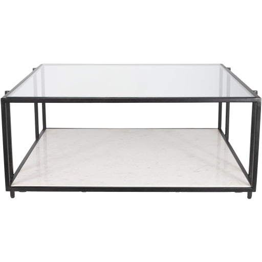 Alecsa Chrome Coffee Table