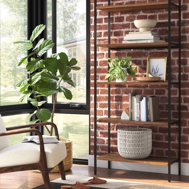 Loring 5 Shelf Ladder Bookshelf